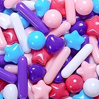 Vista 15 de Bolas para piscina de bolas STARBOLO para niños pequeños - Bolas de piscina de macaron a prueba de aplastamiento de plástico para niños pequeños