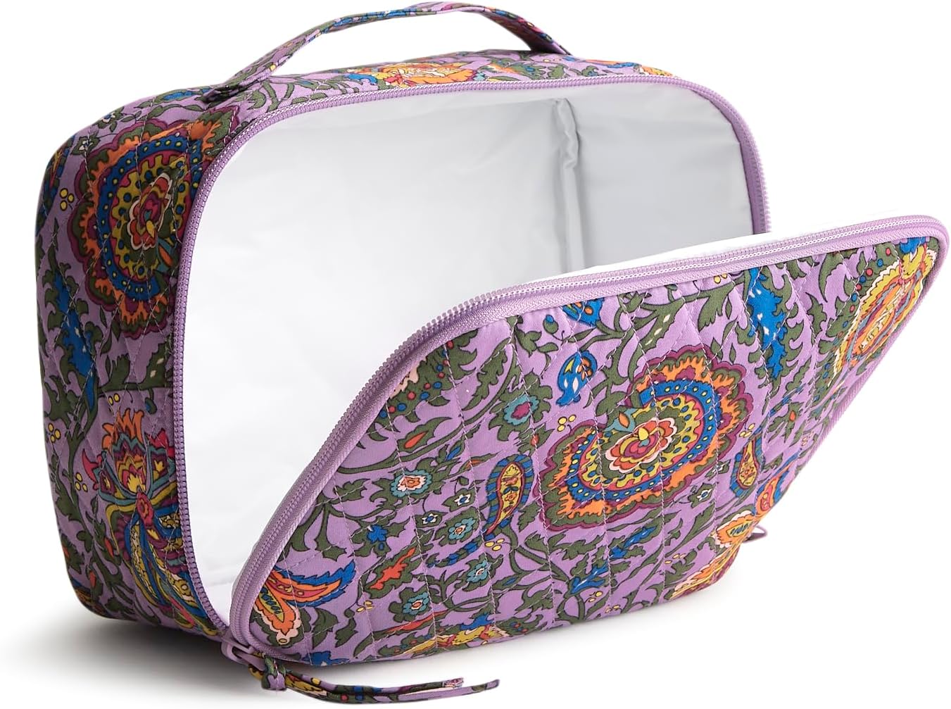 Vera Bradley Women's Premium Cotton Pack-flat Lunch Bag