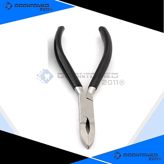 OdontoMed2011 Small Ring Closing Pliers Pvc Grip Handle Black ODM