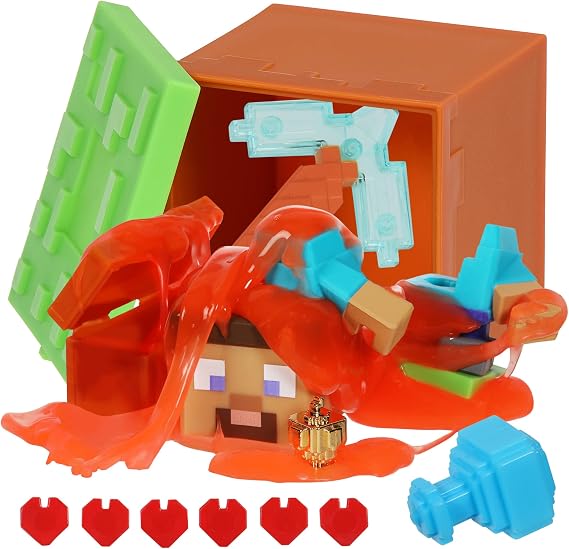 Treasure X Minecraft. Mine, Discover & Craft with 10 Levels of Adventure & 12 Mine & Craft Characters to Collect. Will You find the Real Gold Dipped Treasure?