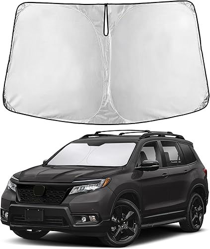Miniatura 114 de EcoNour Parasol para parabrisas Rivian R1S / R1T 2022-2024 2025 2026, visera solar para parabrisas delantero y ventana, bloqueador de calor UV