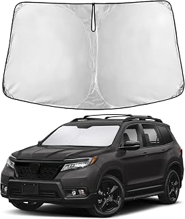 EcoNour Windshield Sunshade Compatible for Honda Passport 2019-2025 2026