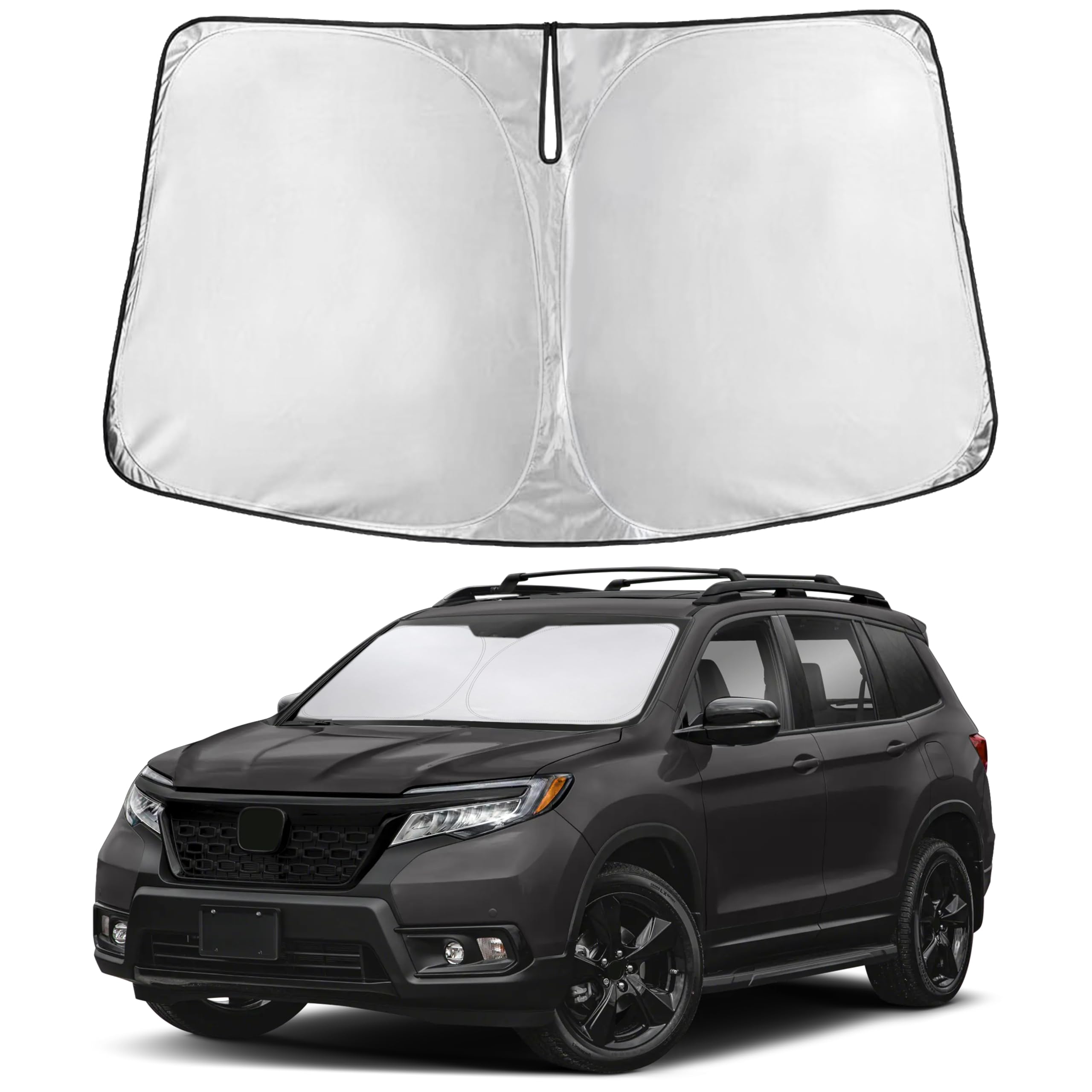 EcoNour Windshield Sunshade Compatible for Honda Passport 2019-2025 2026