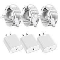 Vista 12 de Cargador rápido para iPhone 17/16/15, carga rápida extra larga de 10 pies, paquete de 3 bloques USB-C a USB C, cable de carga rápida para iPhone