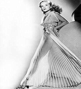 Posterazzi DAP11167 Anne Francis - White Dress Leaning Photo Print, 8 x 10, Multi