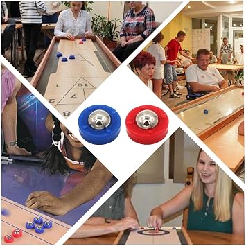 Small Shuffleboard Replacement Pucks, Shuffleboard Curling Accessories | Funny Desktop Sliding Beads, Indoor Shuffleboard Games Pucks, Shuffleboard Curling Accessories for Home