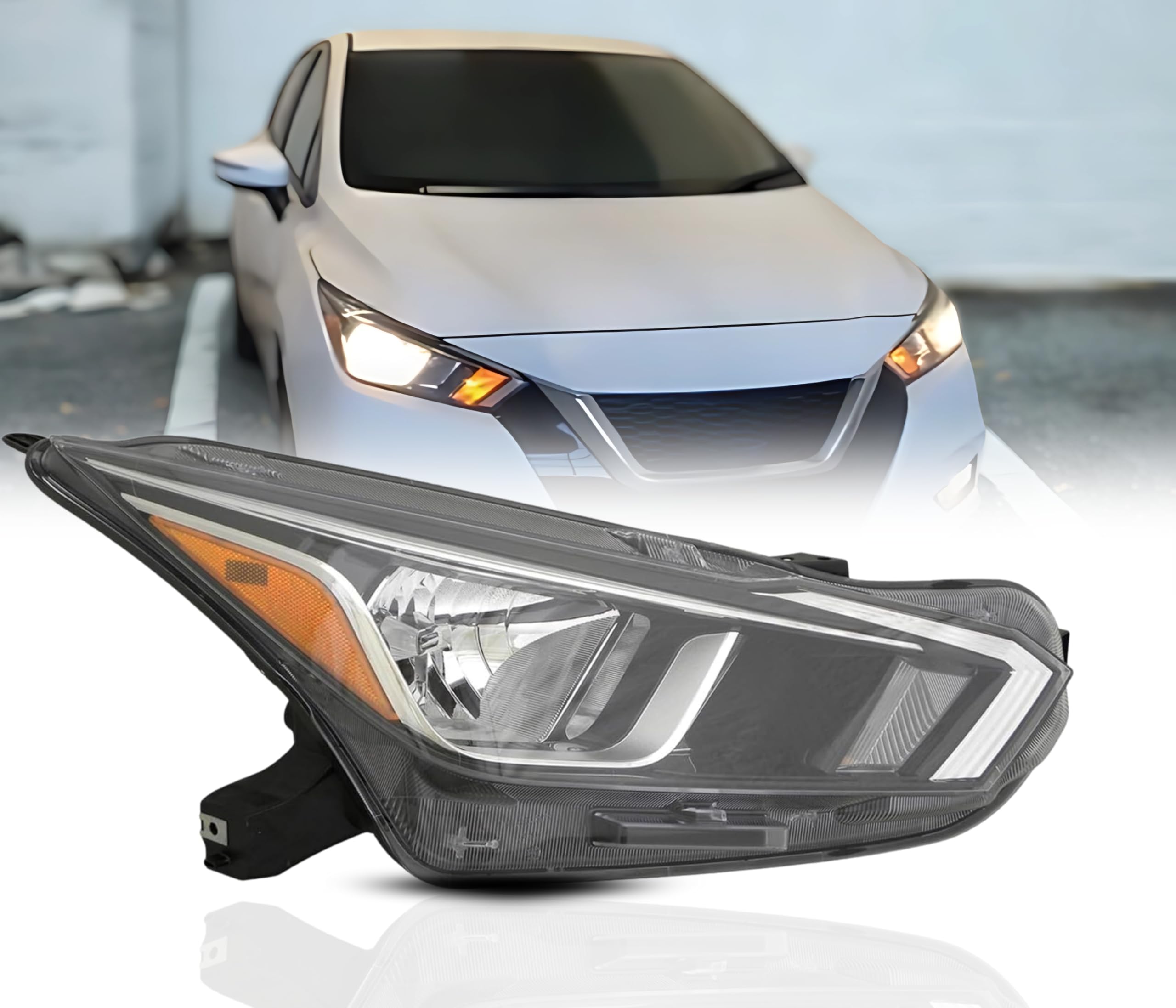 Amazon.com: Headlamps Replacement for Nissan Versa S, SV 2020-2022