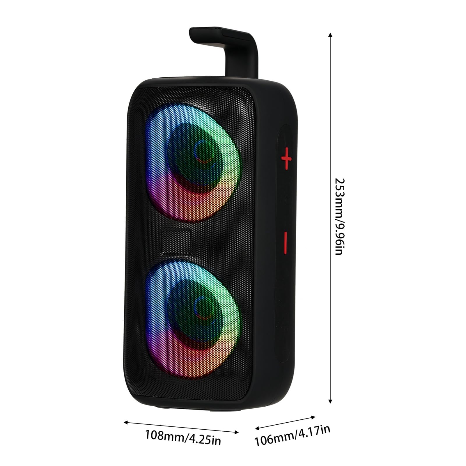 Głośnik Bluetooth z Dźwiękiem HD, Przenośny Bezprzewodowy, Czas Odtwarzania do 2-4 Godzin, BT5.2, do Domu/imprezy/na Zewnątrz/plaży, Gadżety Elektroniczne, Urodzinowy