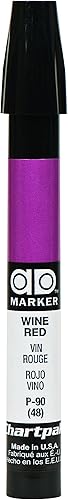 AD Marker The Original Chartpak, Tri-Nib, rojo vino, 1 cada uno (P90)