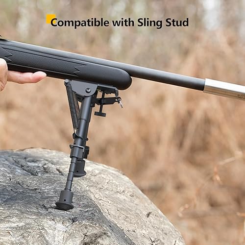 Miniatura 8 de CVLIFE Bípode de 6-9 pulgadas con adaptador para carril M