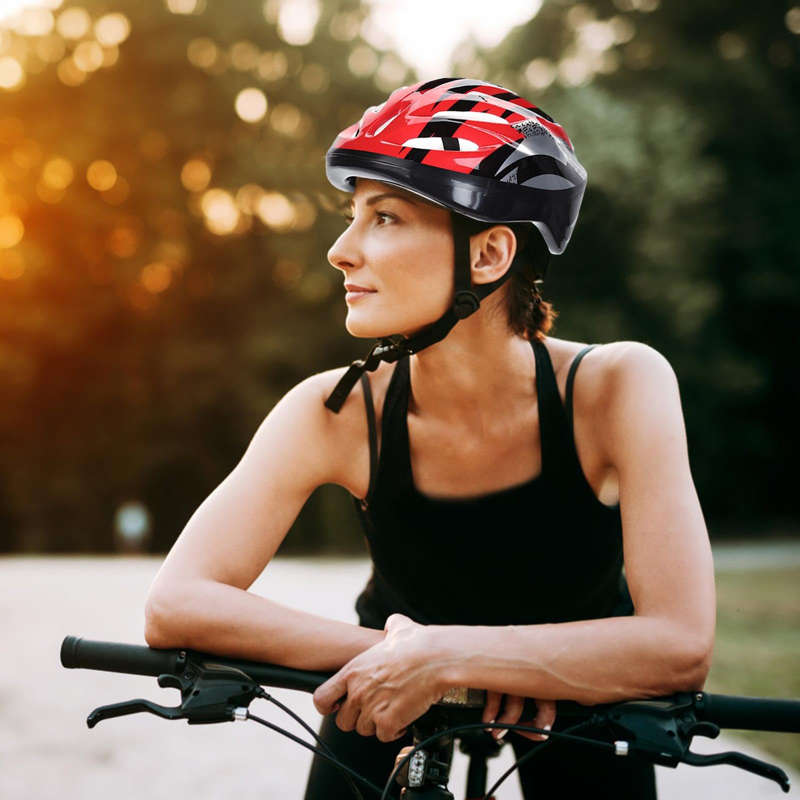 Casco Da Bicicletta Resistente Caschi Da Bicicletta/skateboard Leggeri Per Adulti, Pendolari, Bici, Pattini, Monopattini, E Pattinaggio Inclinato Assorbimento Degli Urti, Per Uomo Donna