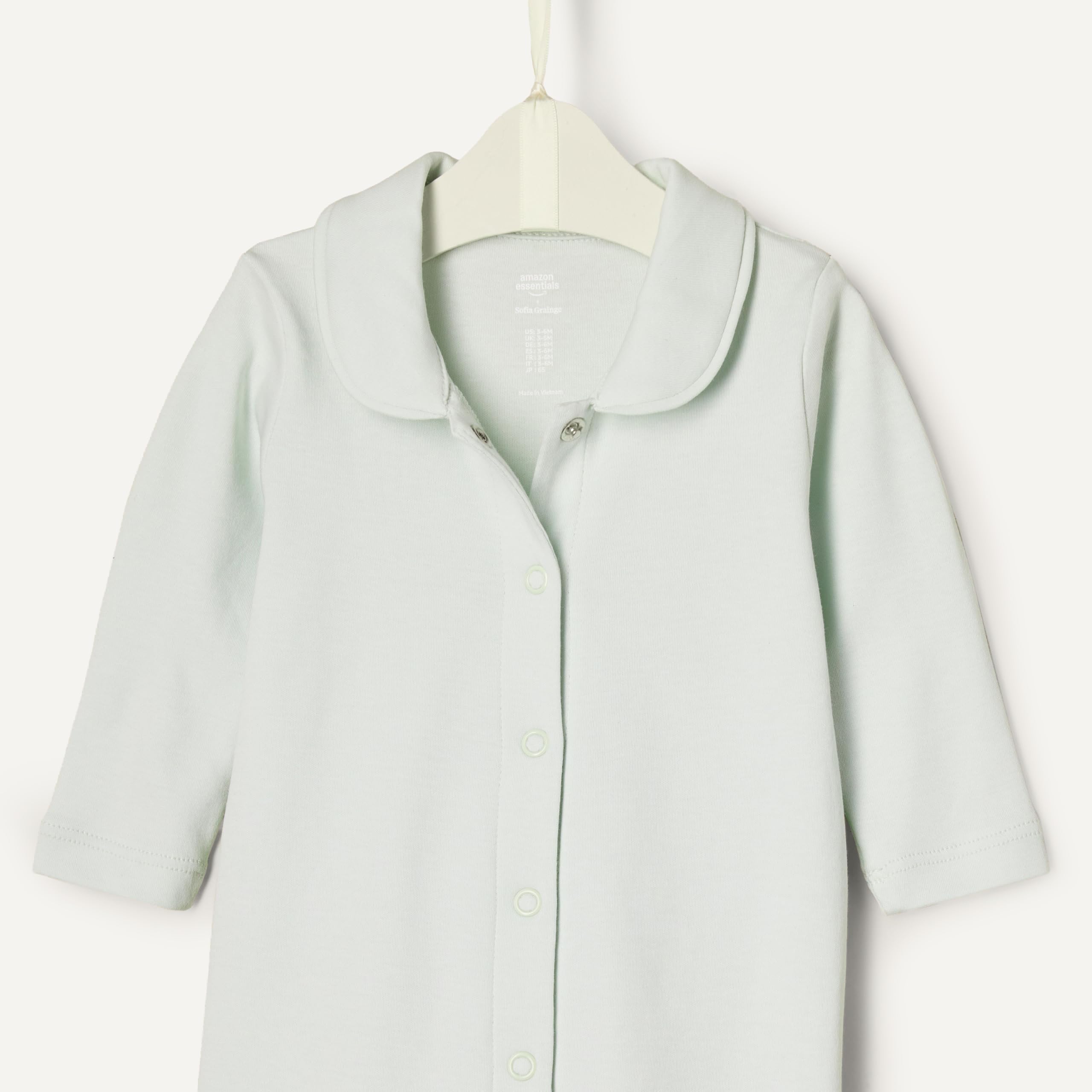 Amazon Essentials x Sofia Grainge Tutina Notte Senza Piedi Unisex Bimbi, Pacco da 2