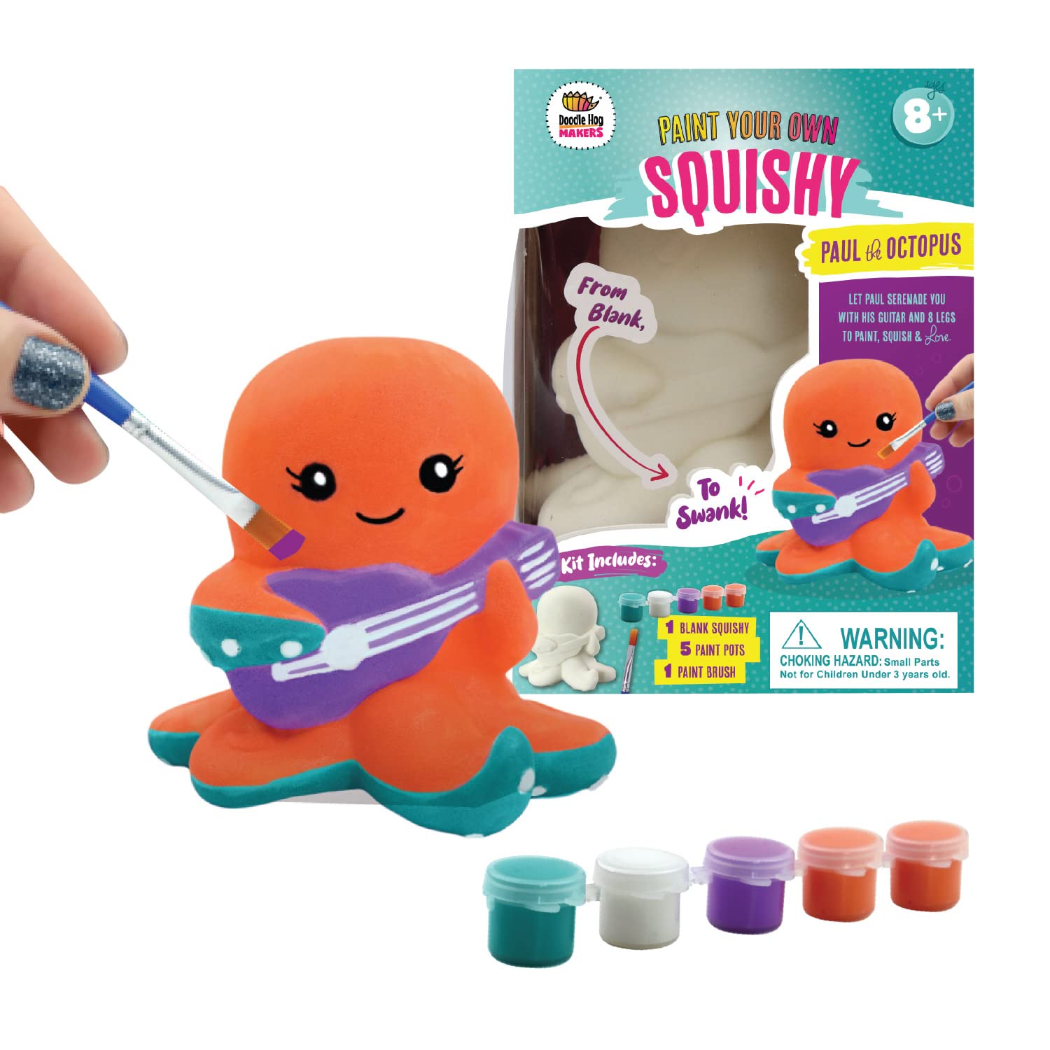 DOODLE HOG Octopus Squishy Painting Kit Squishy Toys for Kids