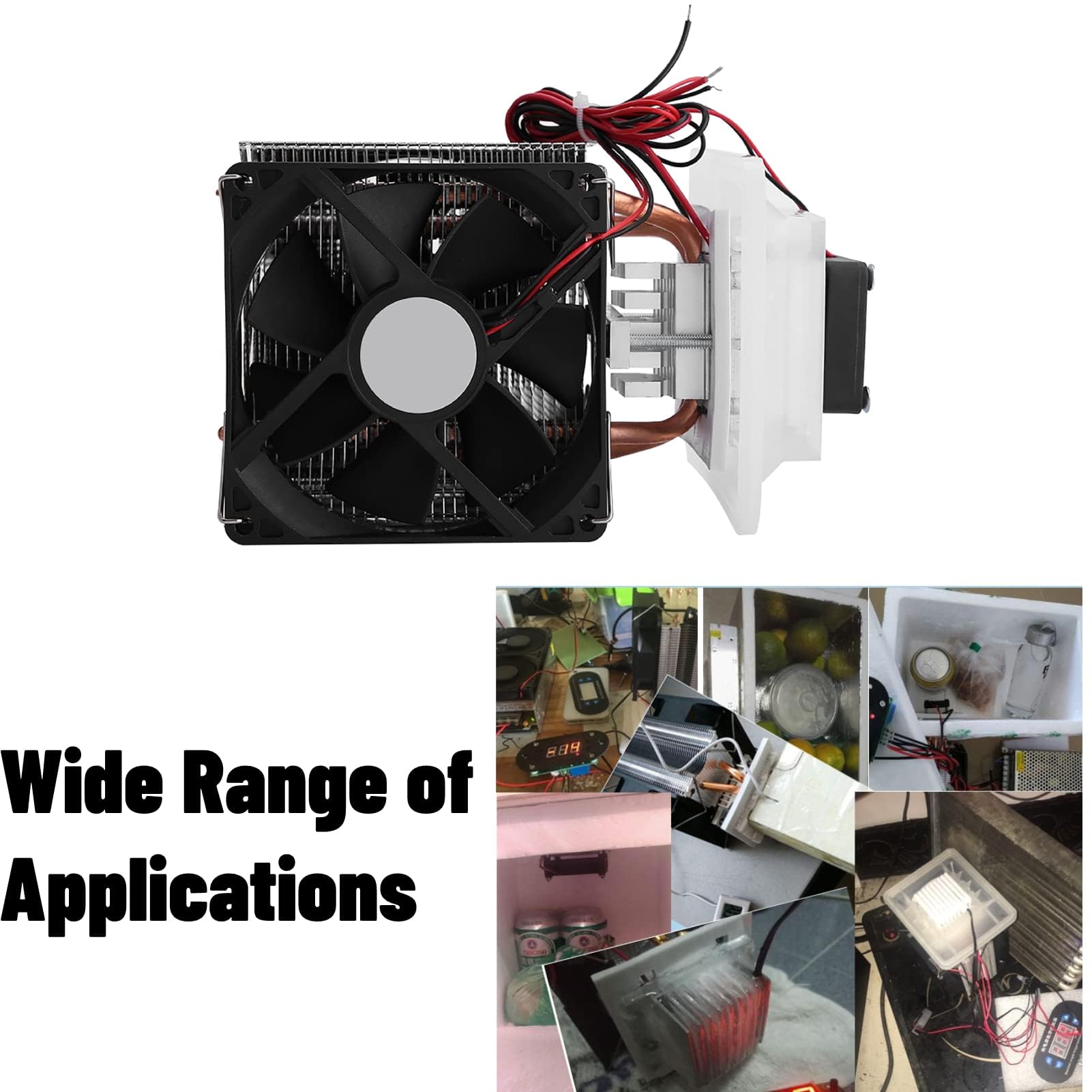 Refroidisseur Thermoélectrique, Système de Déshumidification à Refroidissement par Air Thermoélectrique Peltier à Semi Conducteur 12V
