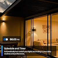 Vista 6 de TP-Link Tapo - Interruptor de atenuación inteligente Matter: control por voz, temporizador y programación, instalación fácil, requiere cable neutro