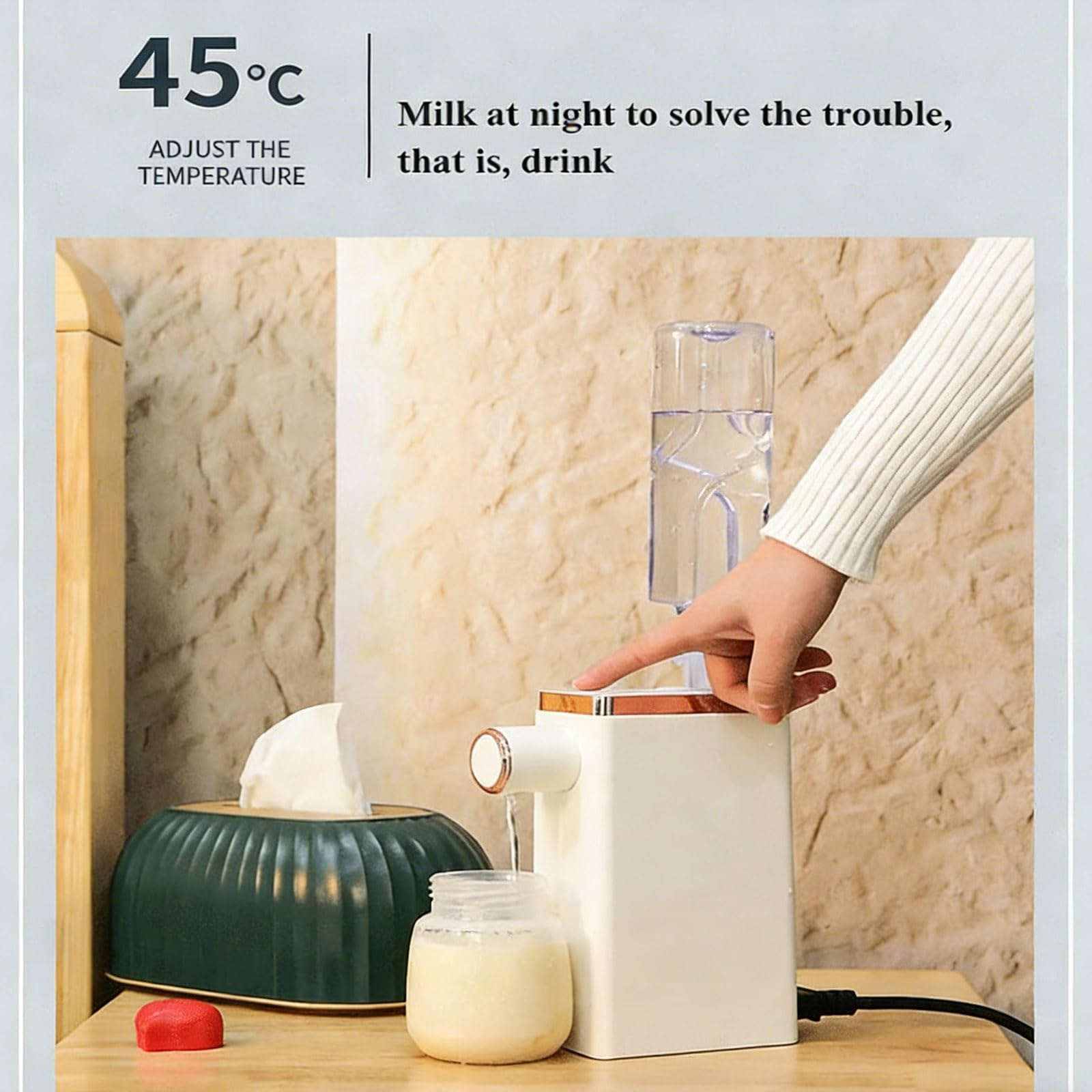 Generico Scaldabagno Elettrico Istantaneo, Riscaldamento Rapido 2100w | Quattro Impostazioni Di Temperatura, Compatto E Portatile, Adatto A Diverse Situazioni