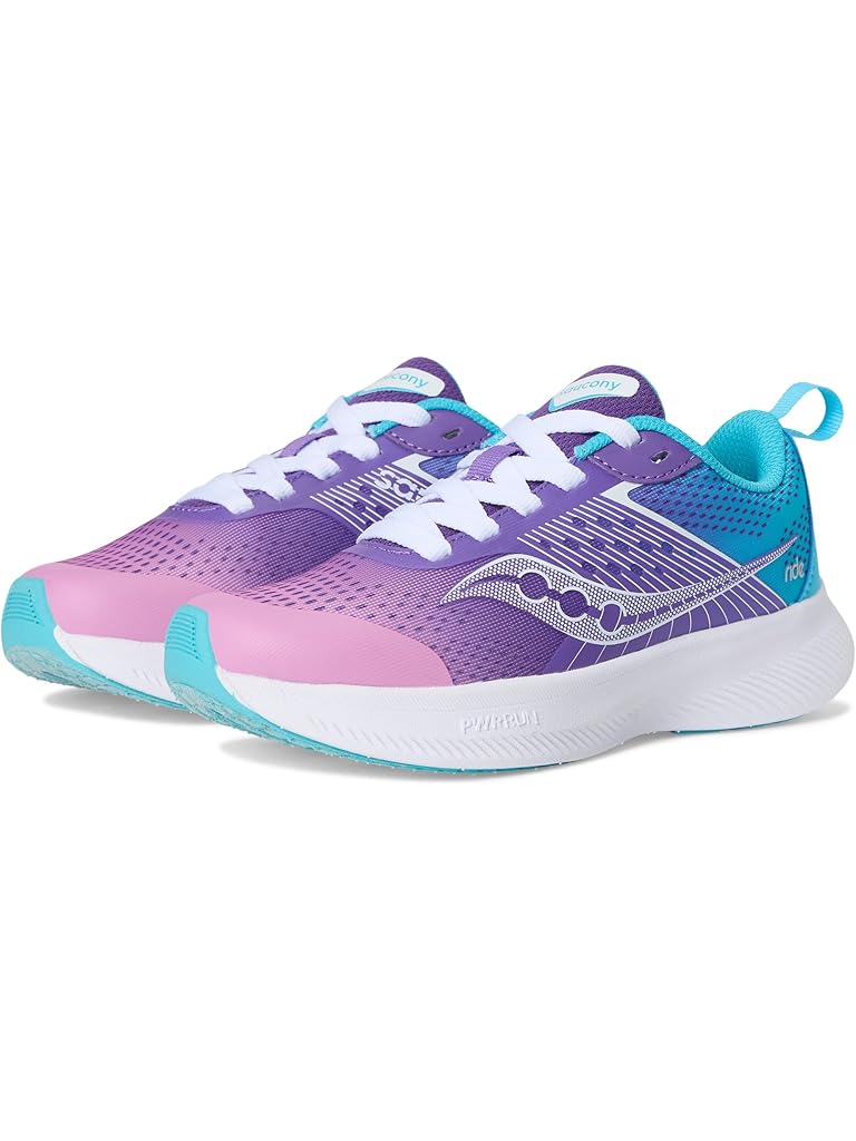 Purple Saucony Ride KDZ (Little Kid/Big Kid)