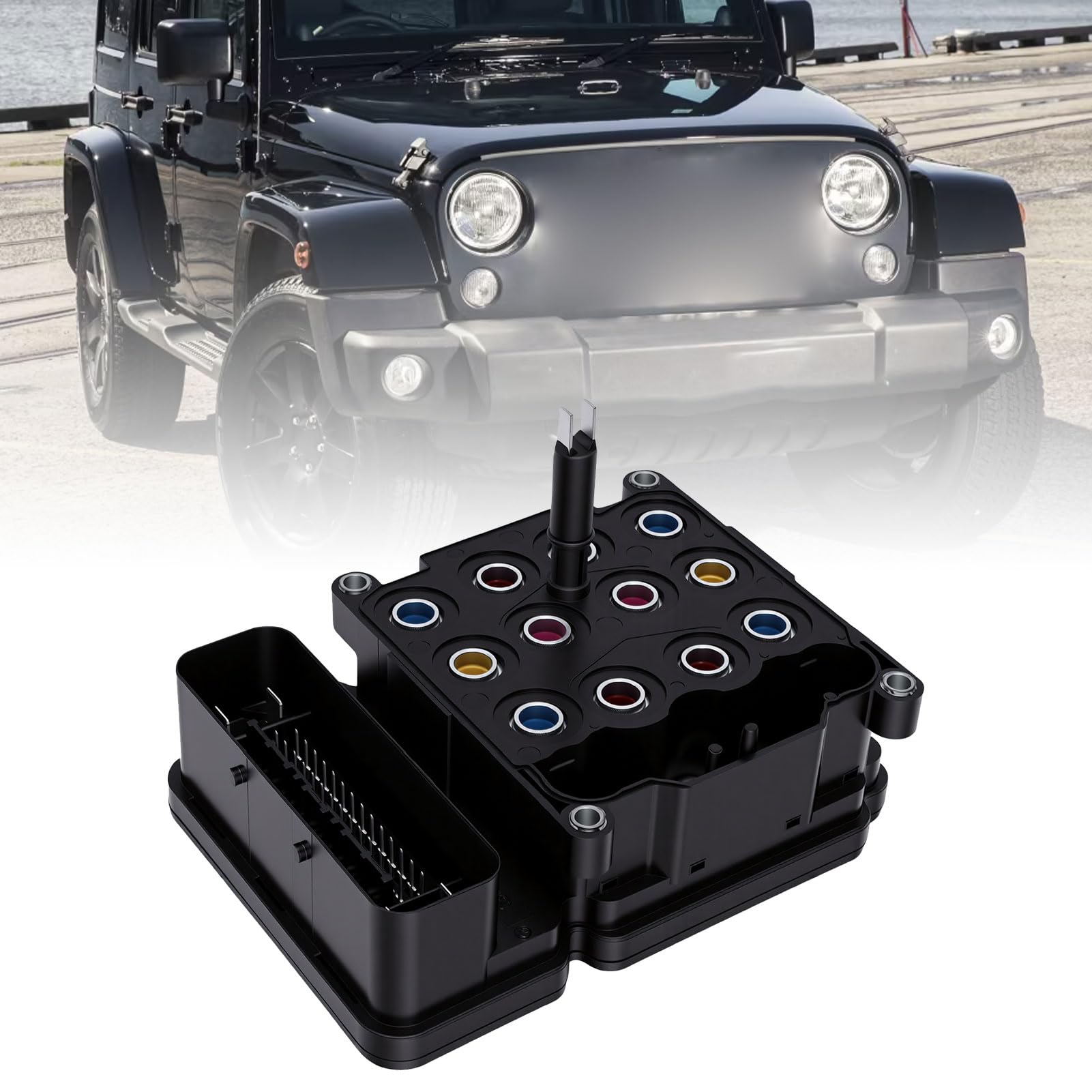 Naroote Módulo de Control ABS de Repuesto para Diseño Duradero que Restaura el Rendimiento de Frenado Apto para Modelos 2012-2014 ABS Metal 1 Unidad