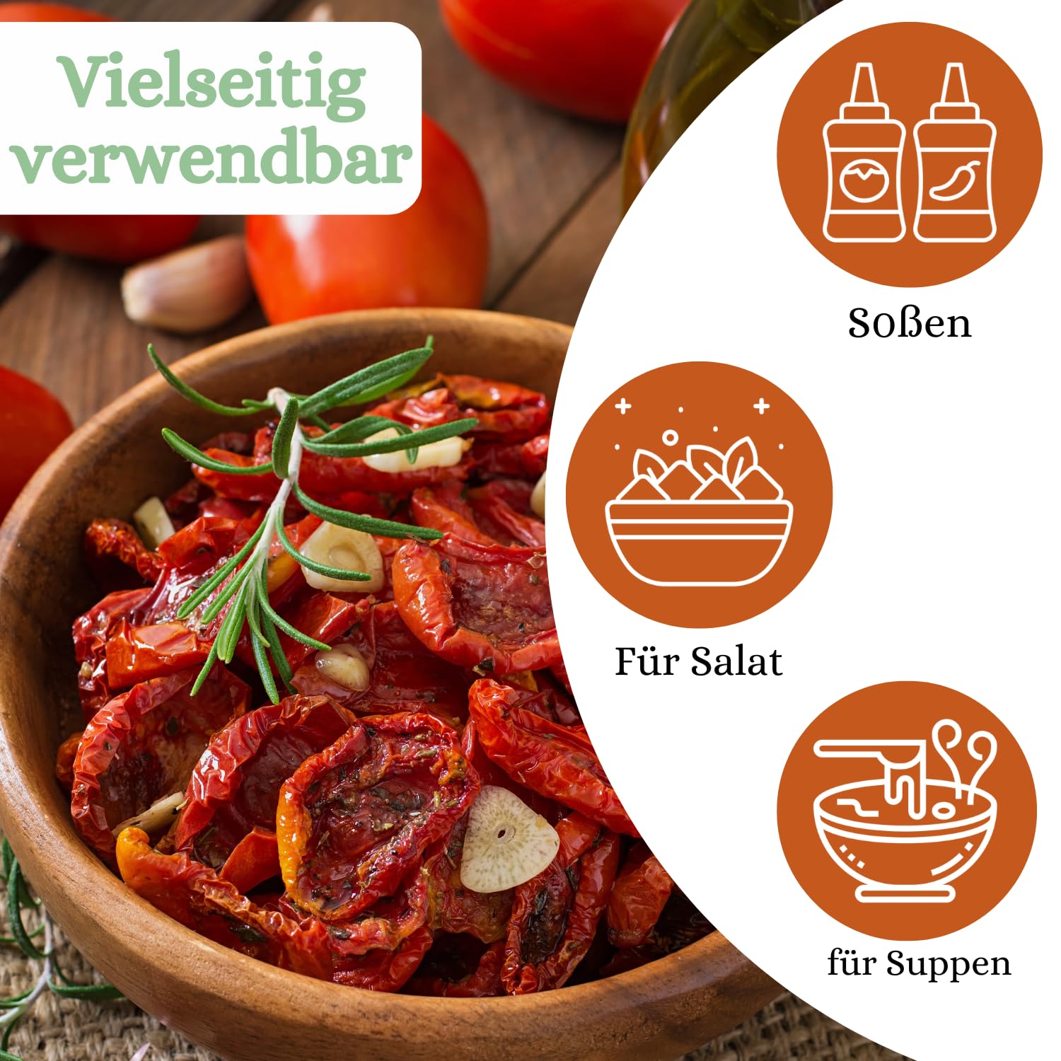 1001 Frucht getrocknete Tomaten ohne Öl 1000 g I Trockenfrüchte für Salate Nudelgerichte Aufläufe Suppen I trockene Tomaten liefern Beta Carotin I Tomaten getrocknet in Premium Qualität 1 kg