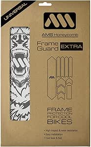 All Mountain Style AMS Slagvaste framebescherming Full – Beschermt je fiets tegen krassen en deuken, Zebra Grijs All Mountain Style AMS Slagvaste framebescherming Full – Beschermt je fiets tegen krassen en deuken, Zebra Grijs