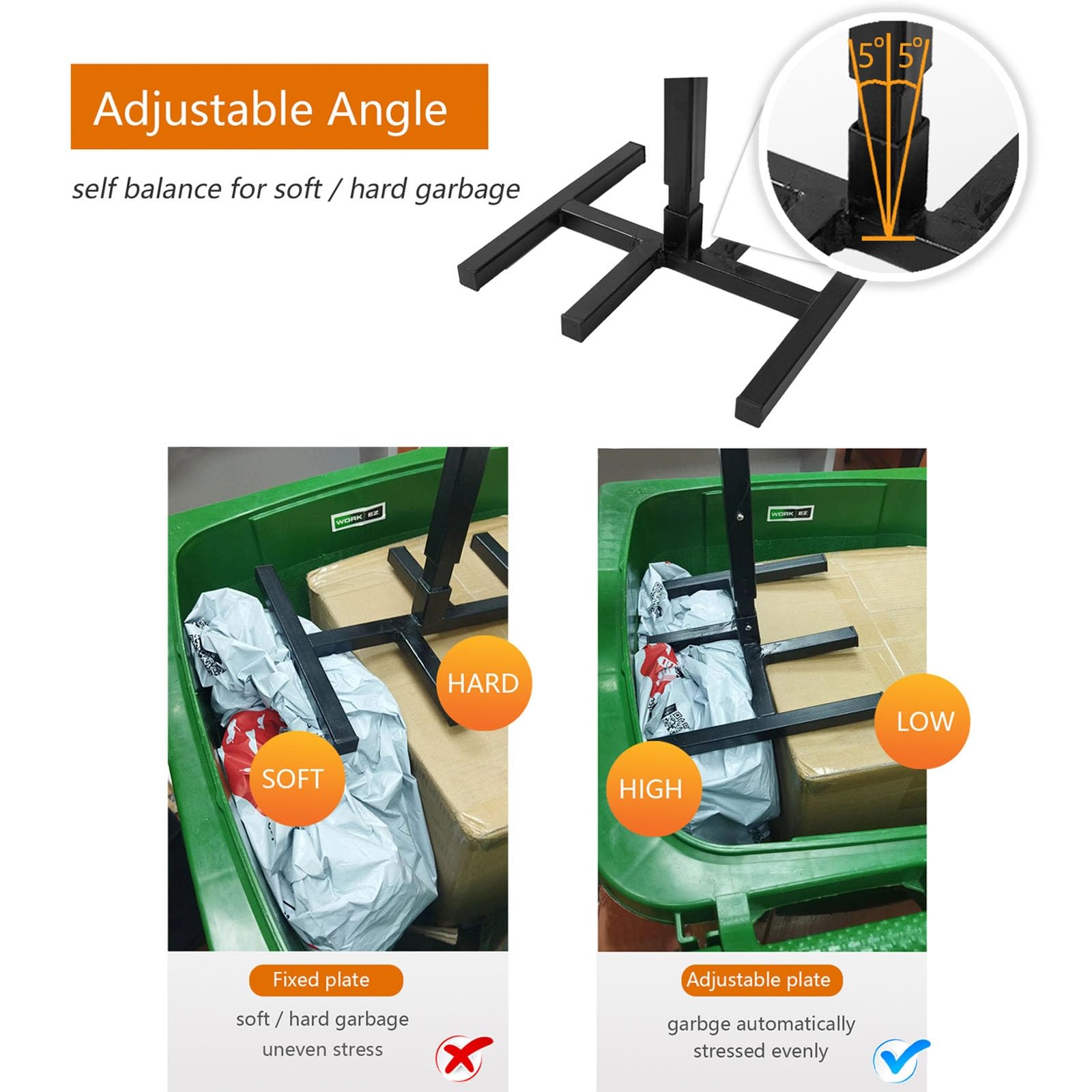 Compactador de basura manual, compactador de basura Squash it Wastemat, triturador de basura, triturador de basura Waste Mate, compactador de basura portátil Compactador de basura manual para cocina