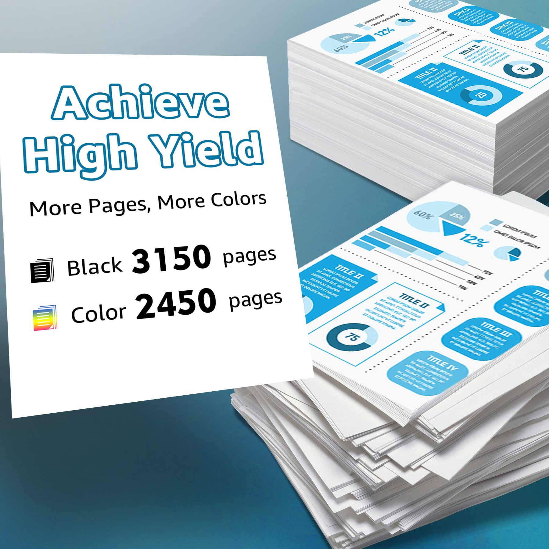 207X Toner Compatibile per HP 207X 207A Multipack Toner per HP Color Laserjet Pro MFP M283fdw M255dw M282nw M283fdn M255nw Toner W2210X W2211X W2212X W2213X, Nero Ciano Giallo Magenta (Con Chip)