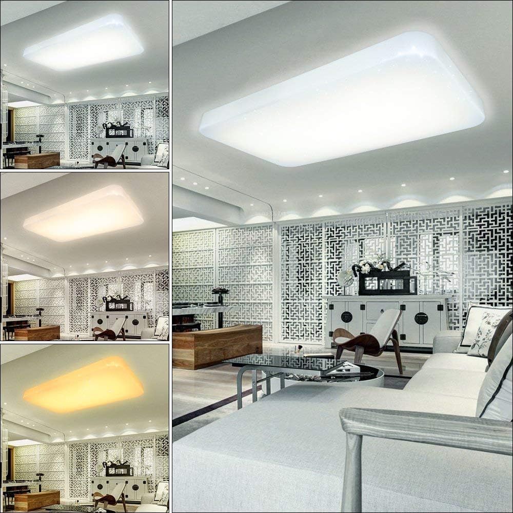 VGO® 30W LED ceiling lamp Starlight design wall lamp living room bedroom lamp change color round Mordern decor IP44 Suitable for living room bedroom