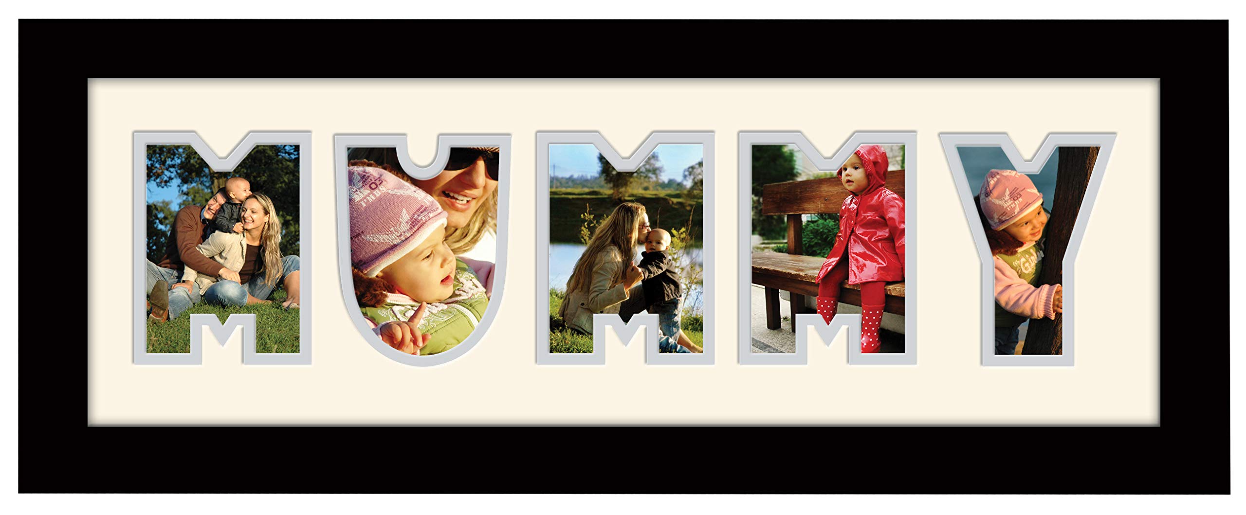 Photos In A Word Black Frame Mummy Photo Frame Word Frame Black Finish Birthday Picture Gift Present