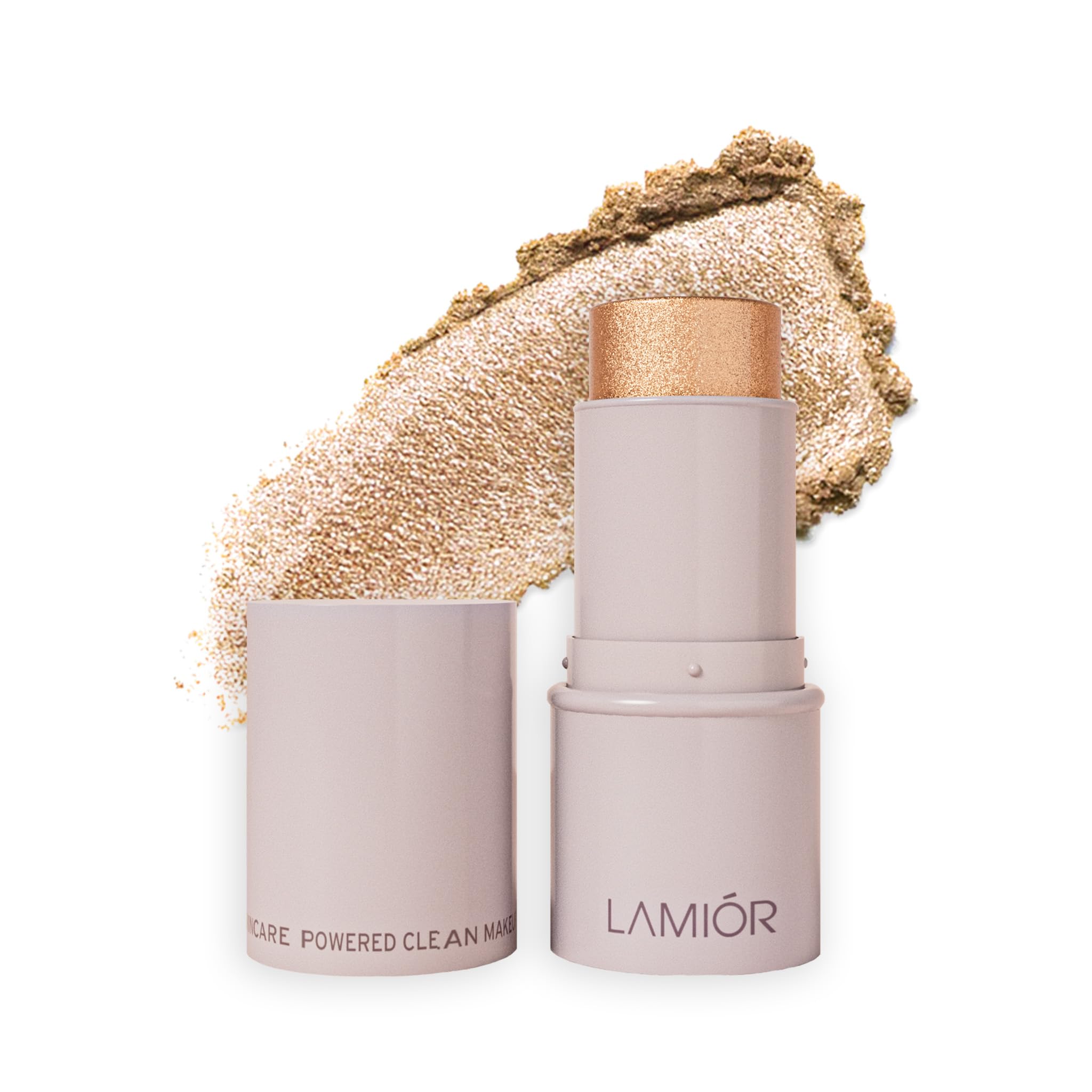 Lamior Bouncy Jelly Glow Stick - Aura | 95% Natural, Hydrating & Long-Lasting Highlighter | Smudge-Resistant, Cooling & Skincare-Infused | Multipurpose for Face, Eyes & Body | Vegan & Cruelty-Free