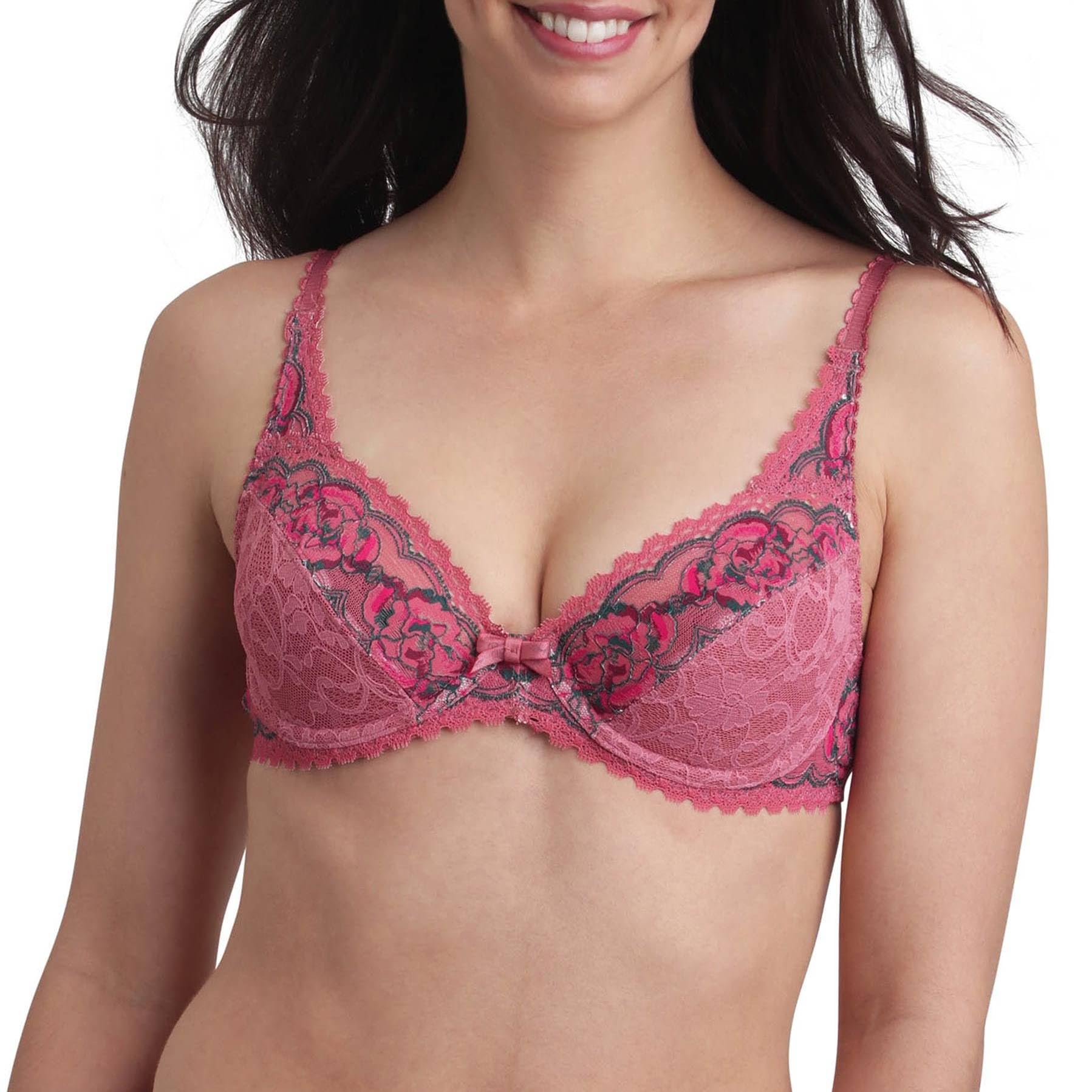 Playtex Women's Multicolor_1 Bra New Flower Elegance Underwired X1