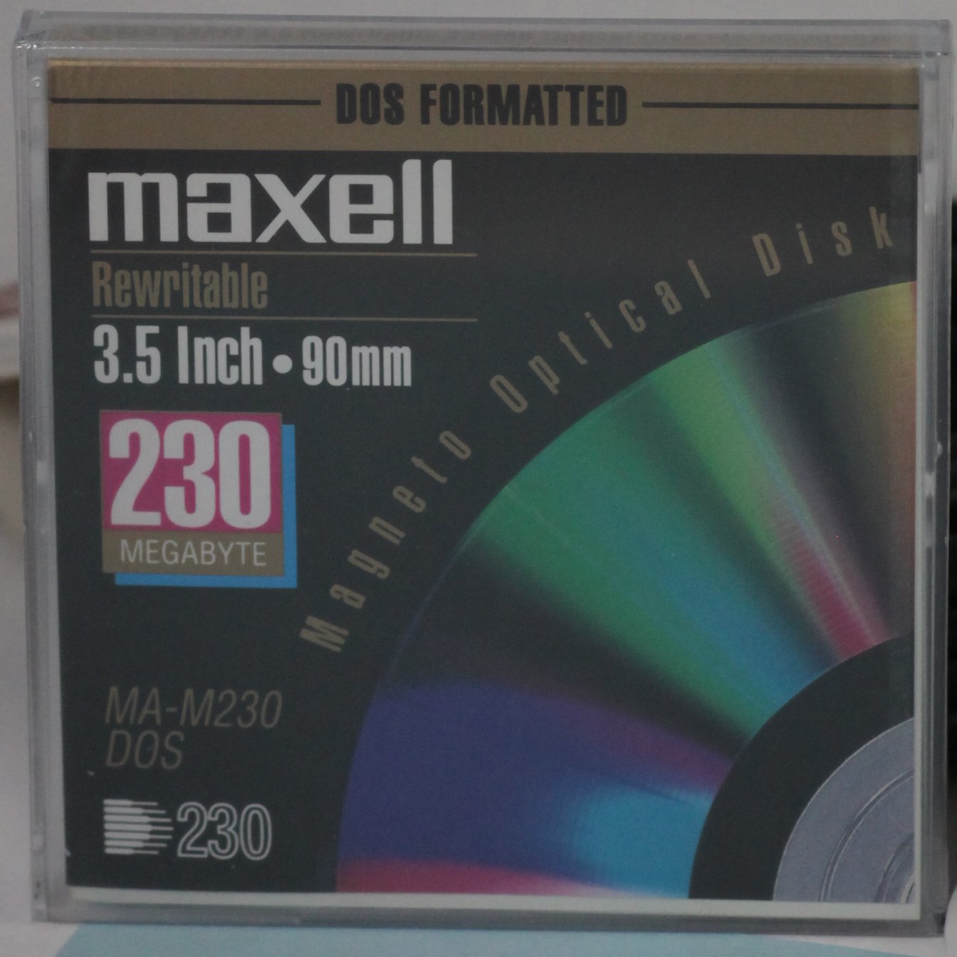 Maxell 3.5 Magneto Optical Ma-M230 Mac 230MB 512 Bytes/Sec (1-Pack)