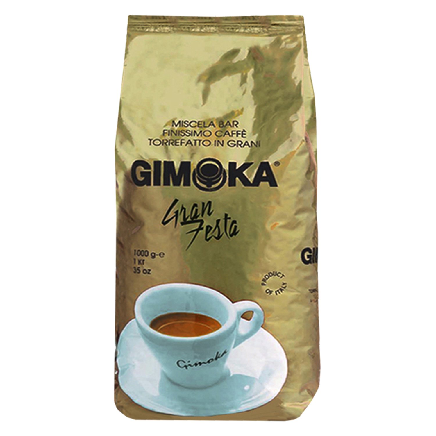 Gimoka Gran Festa Kawa, złota, całe ziarna, 6 x 1000 g (6000 g), święto zmysłów