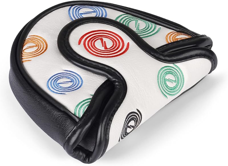 Golf Magnetic Putter Headcovers for Odyssey White Hot Pro Putter | Mid Mallet/Heel-shaft Mallet/Blade Putter Cover Wear-resistant PU Leather Thickened Lining