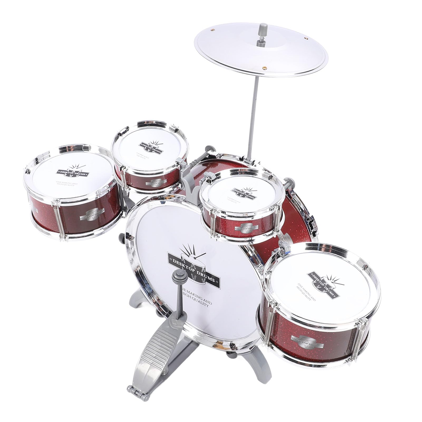 Tamburo per bambini per i bambini jazz tamburo set per bambini 5 batteria strumenti musicali percussione giocattolo