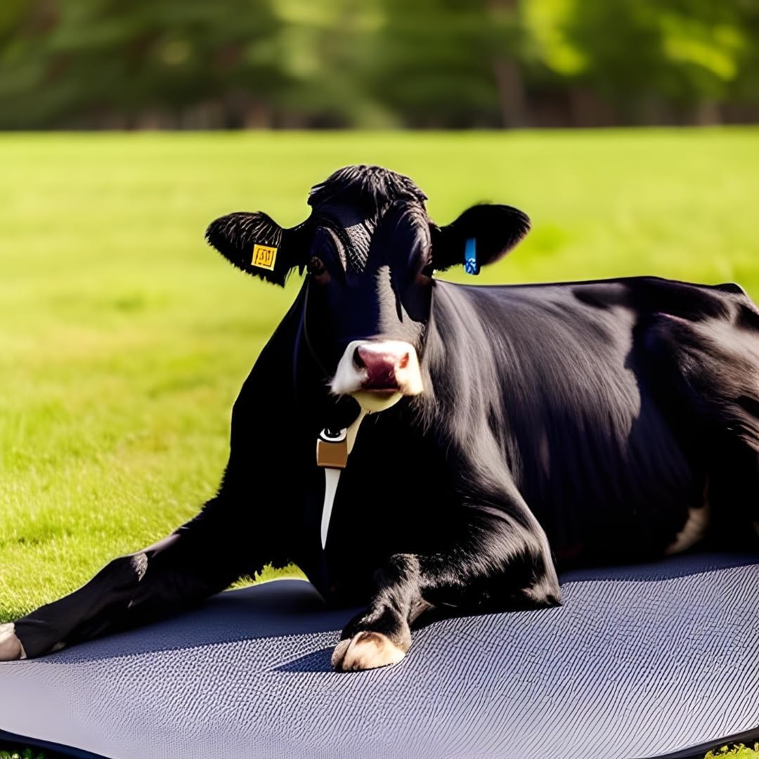 Prince | Orignal Black Colour Cow MAT| Cow MAT for Cow Bull BIFFELOS(Size 8 X 5 FEET) | 10 MM Heavy Black Cotton Rope Free This MAT | Premium Black Colour (B0CZM9BMF5) Amazon Price History, Amazon Price Tracker