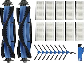Lanlousy Juego de accesorios de filtro para aspiradora E20 / E20 Max / E25 / E30 / E31, color azul