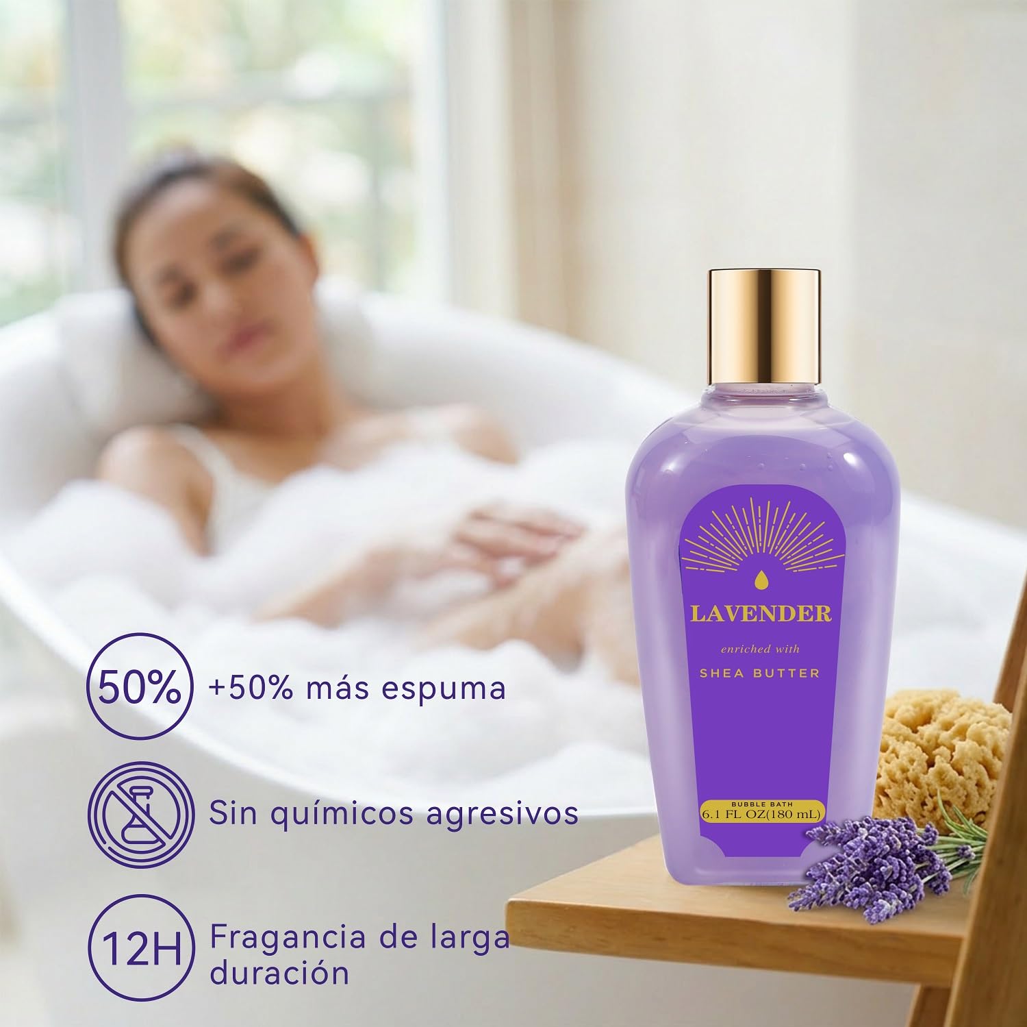 Spa Luxetique Set de Regalo de Baño, 11pcs Lavanda Set Belleza Regalo Mujer con Loción Corporal, Gel de Ducha, Bain Moussant, Regalo Cumpleaños, Regalos de Navidad y San Valentin