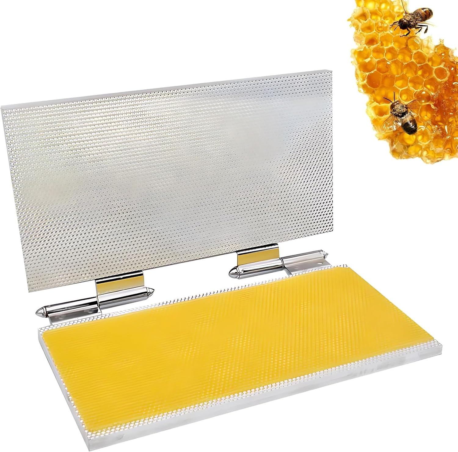 Beeswax Embossing Mold Machine - Aluminum Alloy Craft Tool for Honeycomb Sheets, Easy Release, DIY Projects, 4.6mm Efficient Design, User-Friendly & Durable