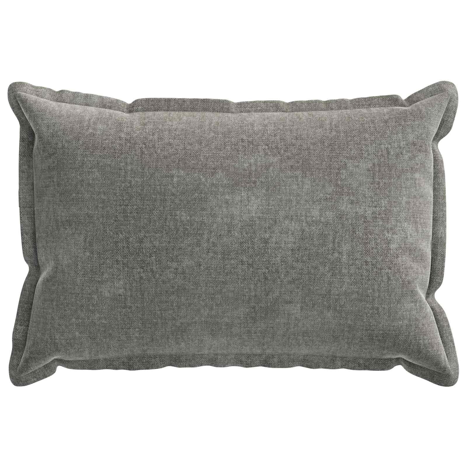 Lot de 2 taies d'oreiller Gris foncé 50 x 75 cm