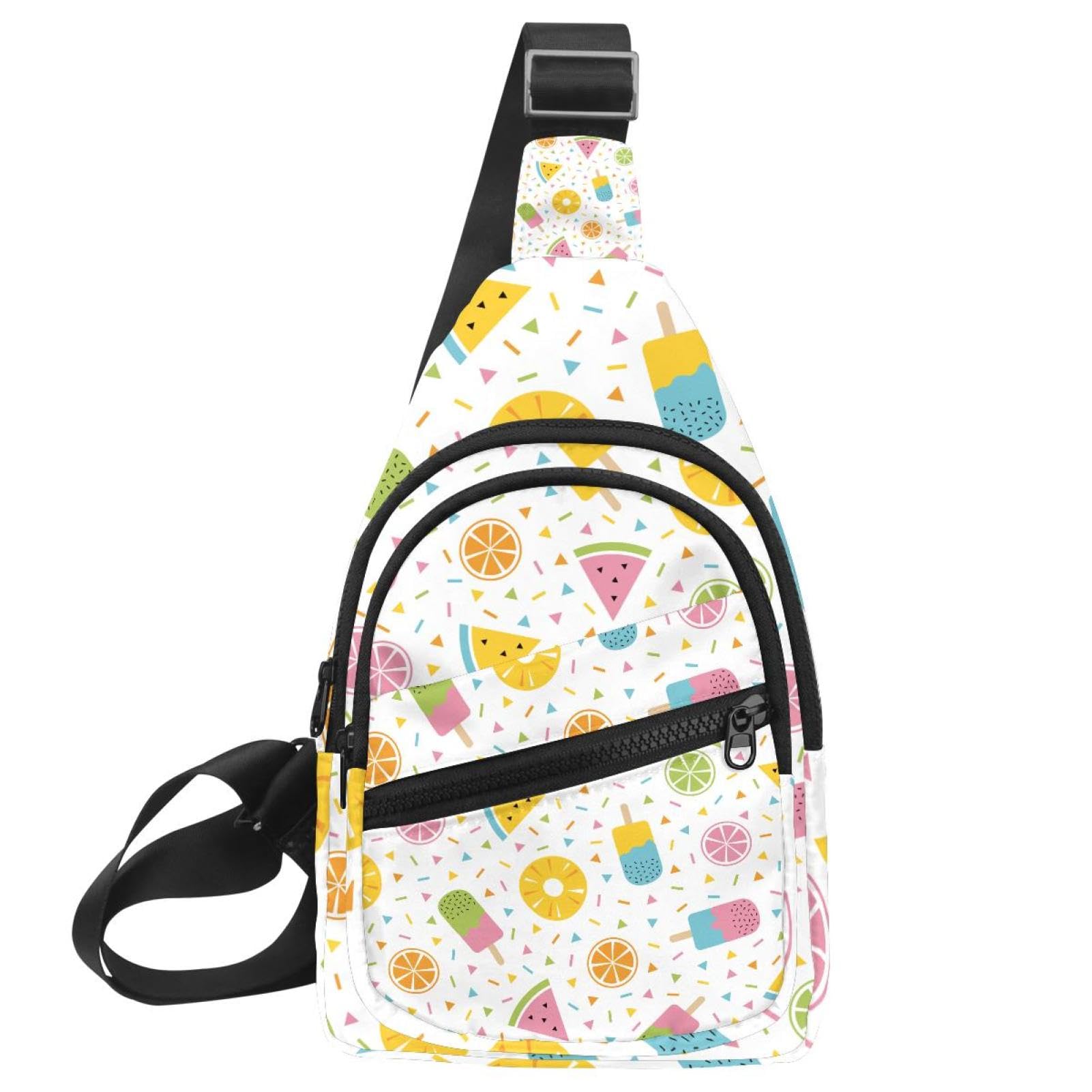 Sac de poitrine pastèque multicolore idéal pour le vélo - 7