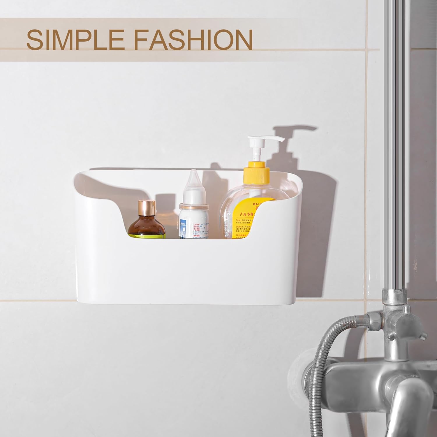 Under Sink Organizer & Wall Mount Storage Box, Multi-Use Cabinet Door Holder for Kitchen, Office, Bedside - Image 5