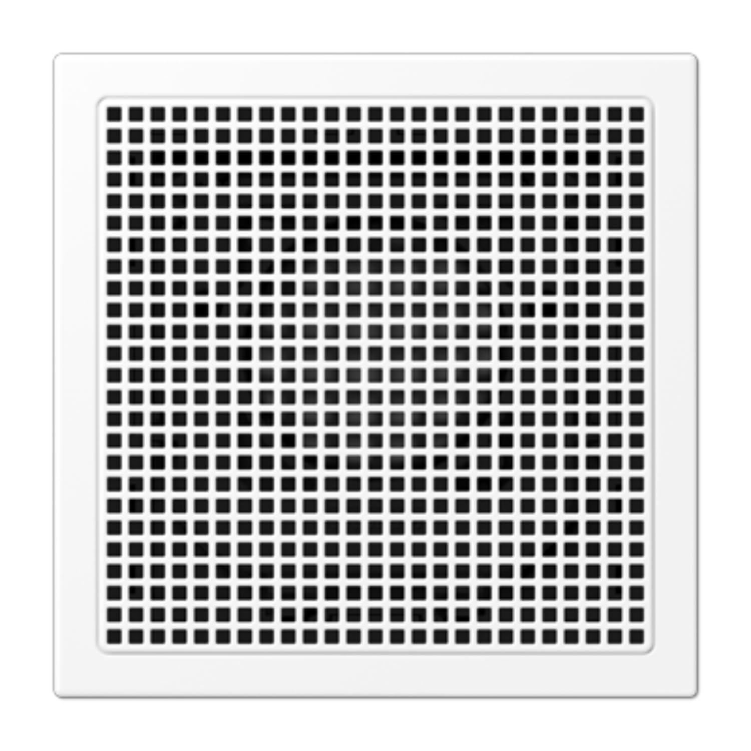 Module haut-parleur LS blanc mat JUNG offrant un son clair encastré dans le salon