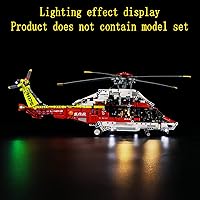 Vista 5 de Kit de luces LED compatible con Lego Airbus H175 Rescue Helicopter – Juego de iluminación para modelo Technic 42145 (modelo no incluido)