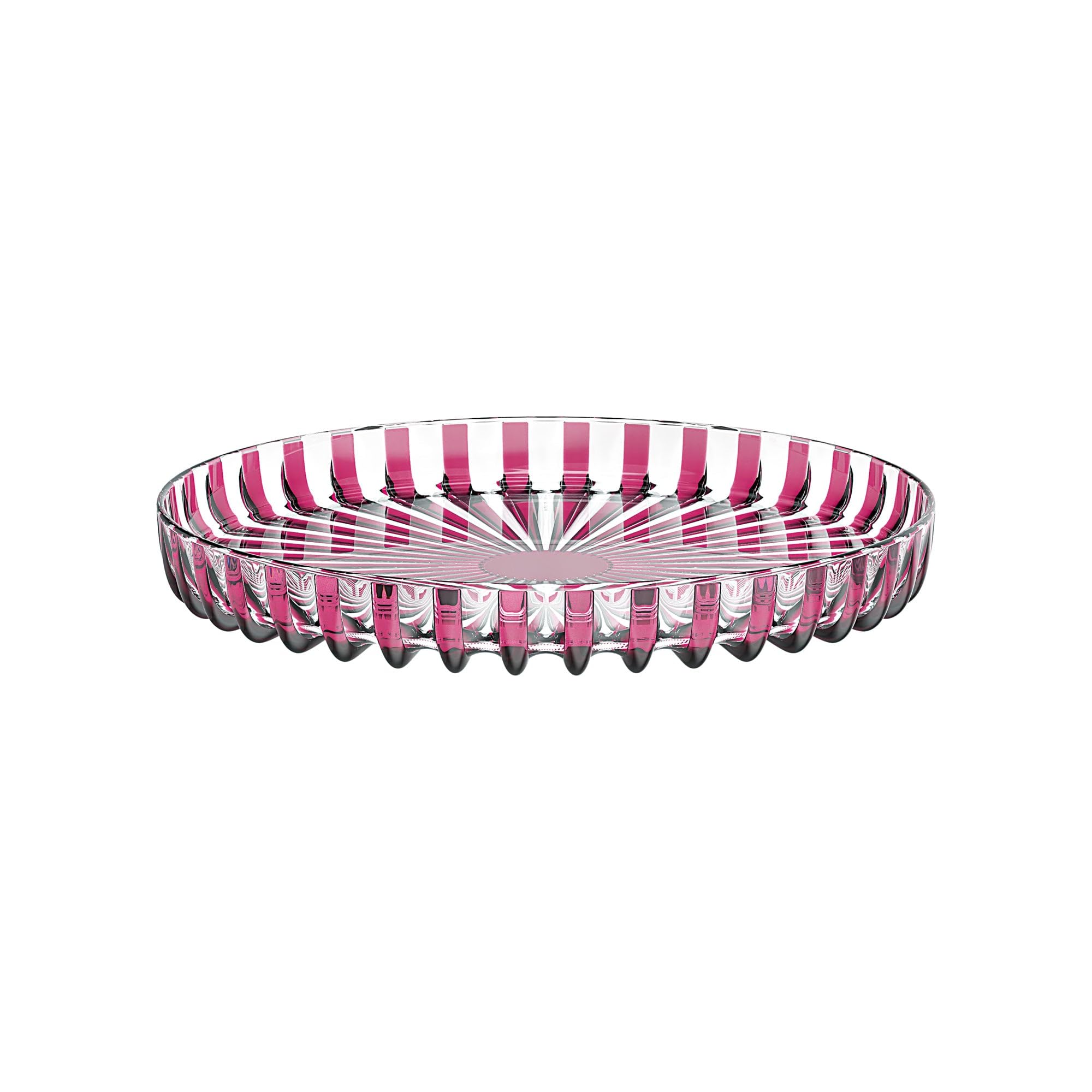 Round Serving Tray Guzzini Dolcevita 12570177 Transparent Amethyst Organic Plastic Dishwasher 31 cm