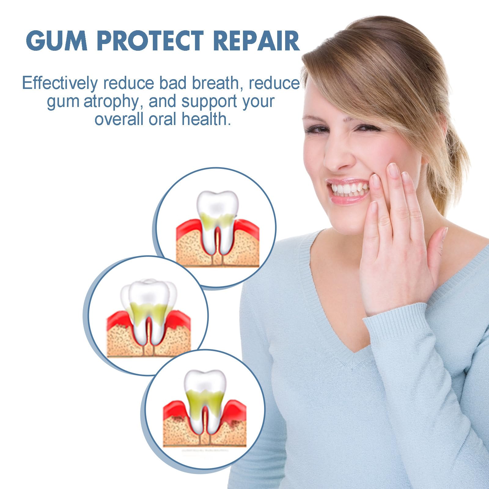 Spray para el Cuidado de las Encías,Reparación De Las Encías Retraídas,Spray de Regeneradoras de Encías,Muelas Bucal Cuidado,30ML — view 6