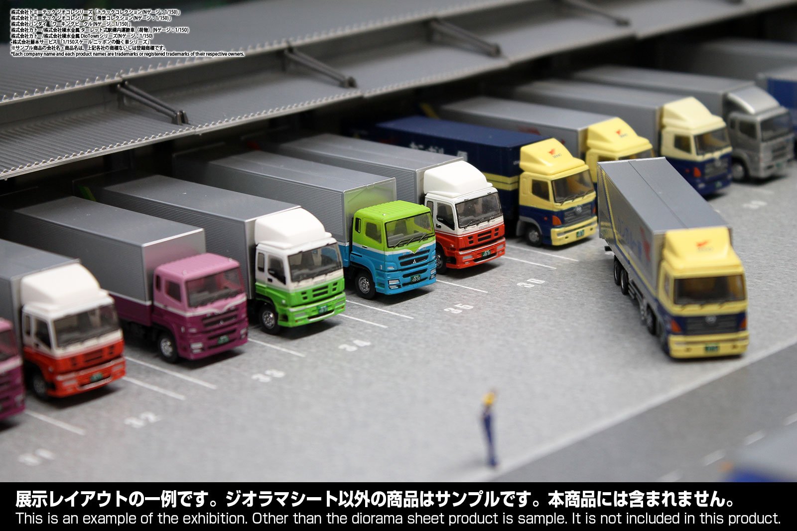 Amazon.co.jp: 箱庭技研 ジオラマシート 1/150 トラック