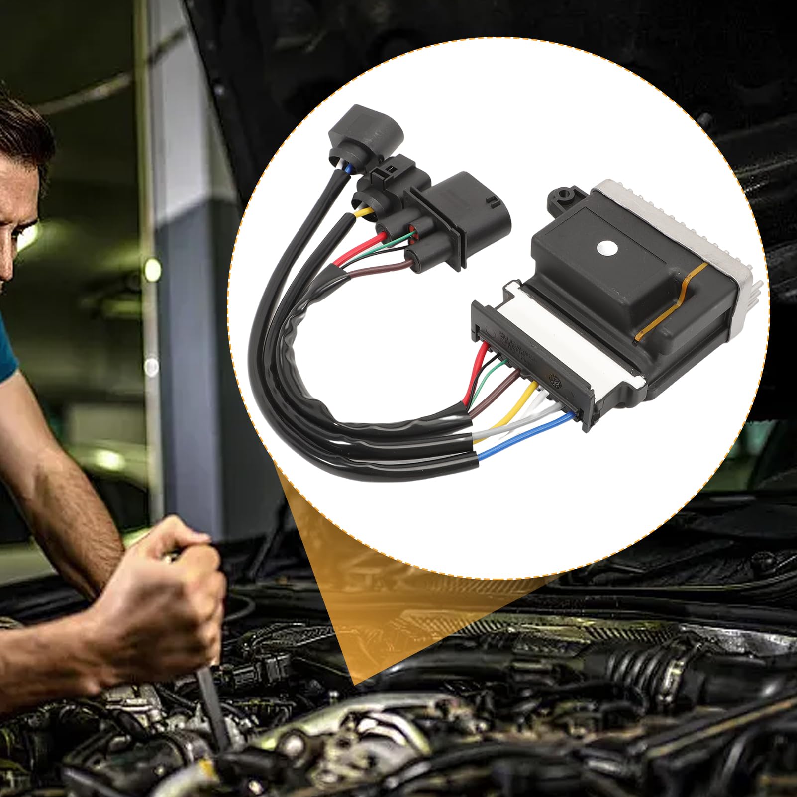 Dispositivo di controllo della ventola per Audi A6 C7 A5 8F7 A4 B8 Q3 8U 8R 2007-2018 8K095 9501A 8K0959501C (8 poli)