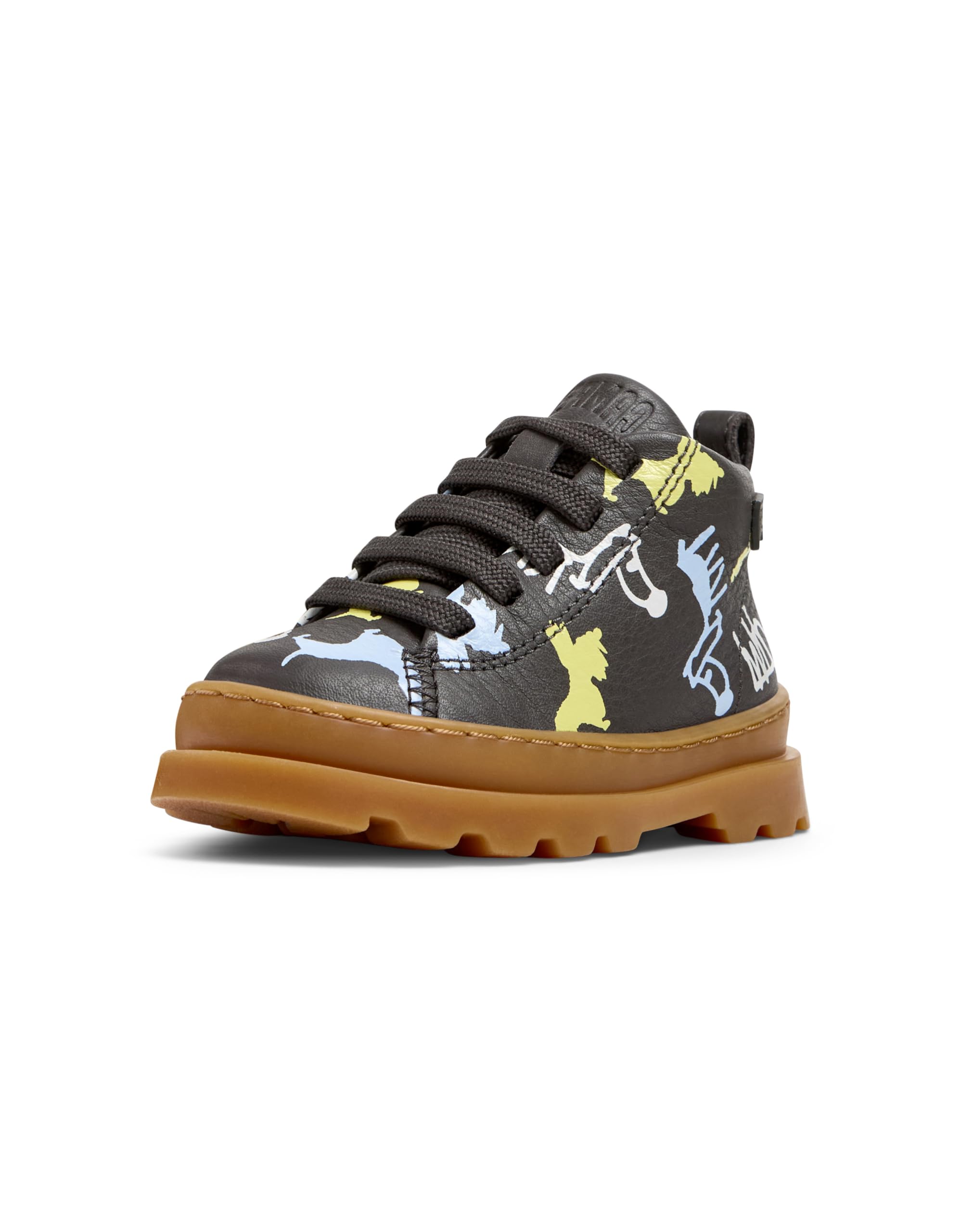 Camper Unisex Baby Brutus K900291 Lace up Bootie, Multi-Assorted 014 TWS, 4.5 UK Child