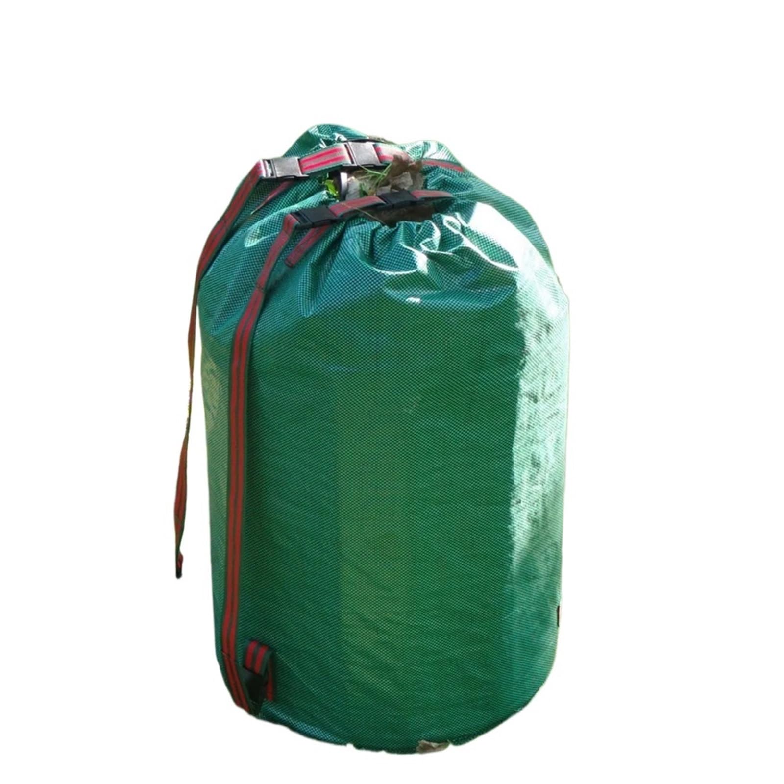 Borsa da giardino grande e resistente, riutilizzabile, rinforzata per riporre i rifiuti del con maniglia Sacco detriti giardino