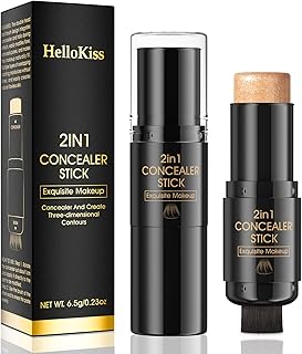 Lápiz de maquillaje 2 en 1 con pincel integra...